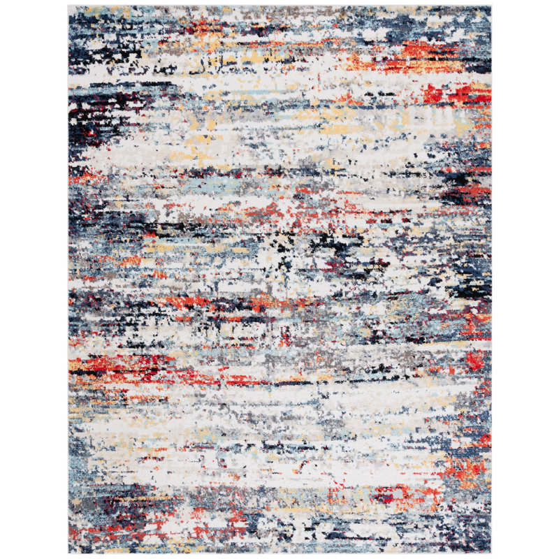 Doffin Performance Abstract Rug, Rectangle 8' x 10'