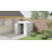 Outsunny 4.6' x 9' Steel Outdoor Storage Shed, Metal Tool House with Lockable Doors, Foundation Kit, 2 Air Vents, Gloves, Lean to Shed, Gray-98249115