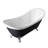 59" x 28" Clawfoot Soaking Acrylic Bathtub-51226567-51226568