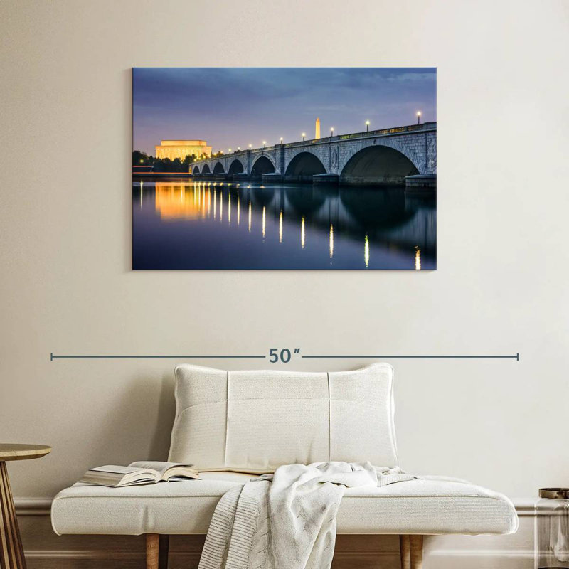 Lilie Arlington Memorial Bridge Glow, H 26 po x l 39 po