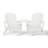 Outdoor Poly Adirondack Chair Set With Connecting Tray & Cup Holder-1226531866