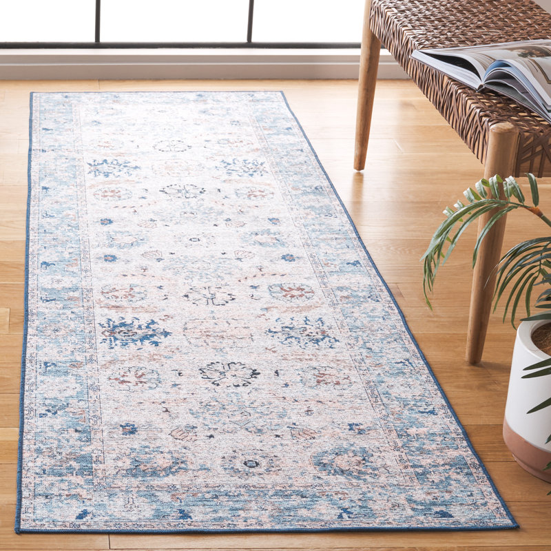 Rossibell Performance Machine Washable Oriental Rug, Runner 2'6" x 8'