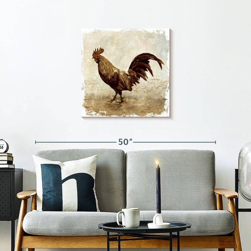 Crowle Rooster, 24" H x 24" W