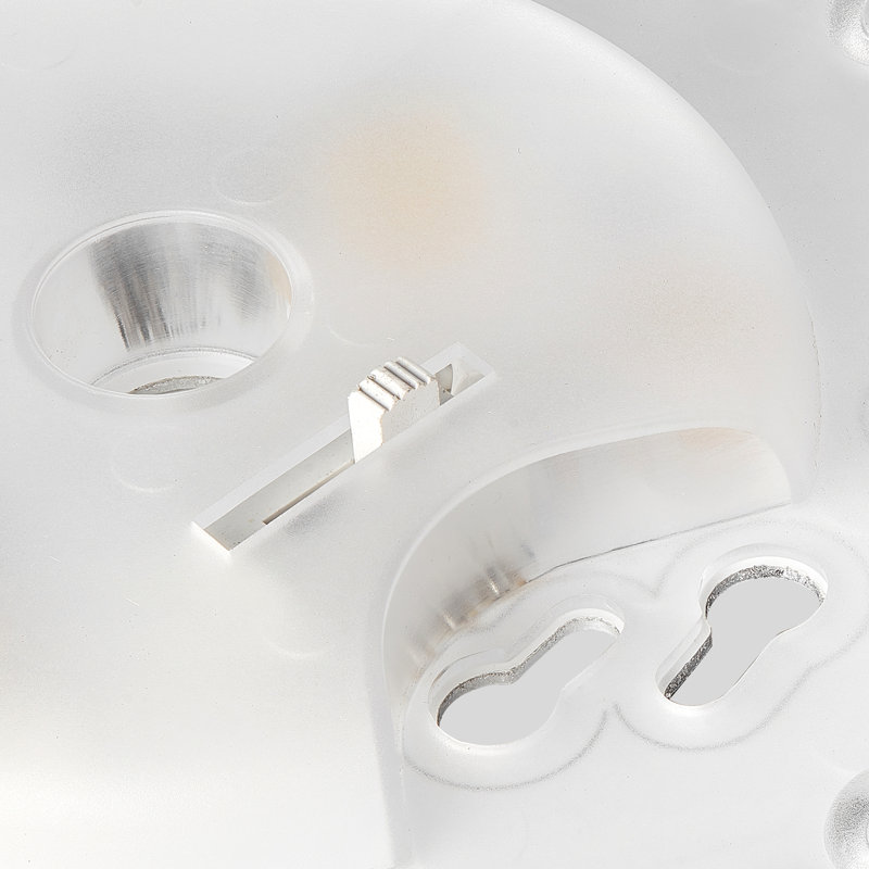 Hopeland Acrylic LED Flush Mount, Black
