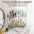 2-Tier Corner Bathroom Organizer - Space-Saving Plastic Shelf, Triangular Design, 11'' X 13'' X 6.5'', For Shower, Vanity, And Countertops-613476054