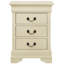 Table de chevet 3 tiroirs LouisPhillipe, beige-915205758