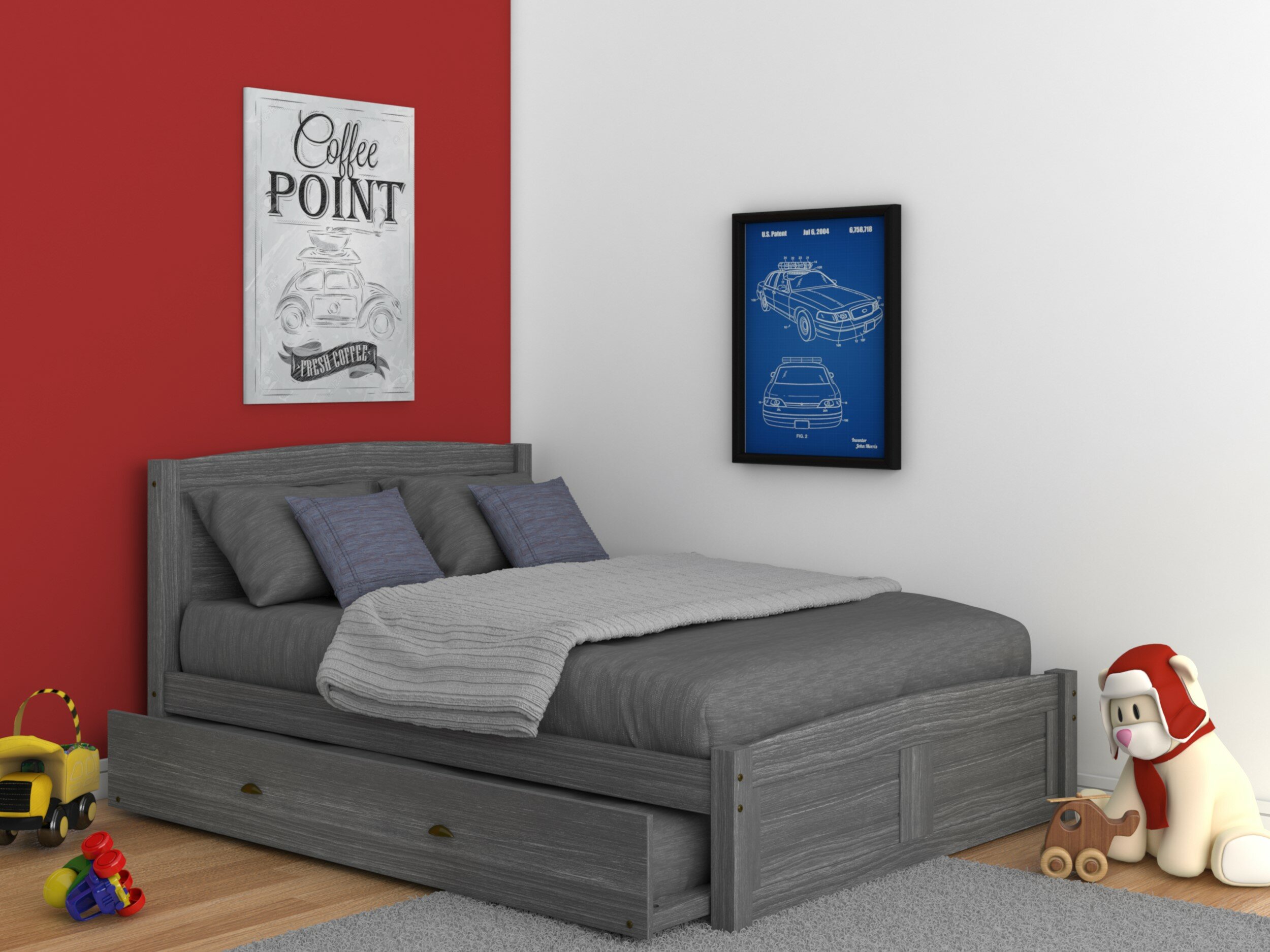 Boys full clearance bed frame