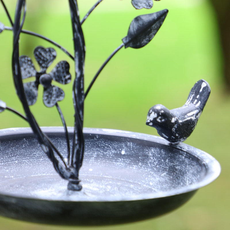 Aloy Metal Hanging Tray Bird Feeder
