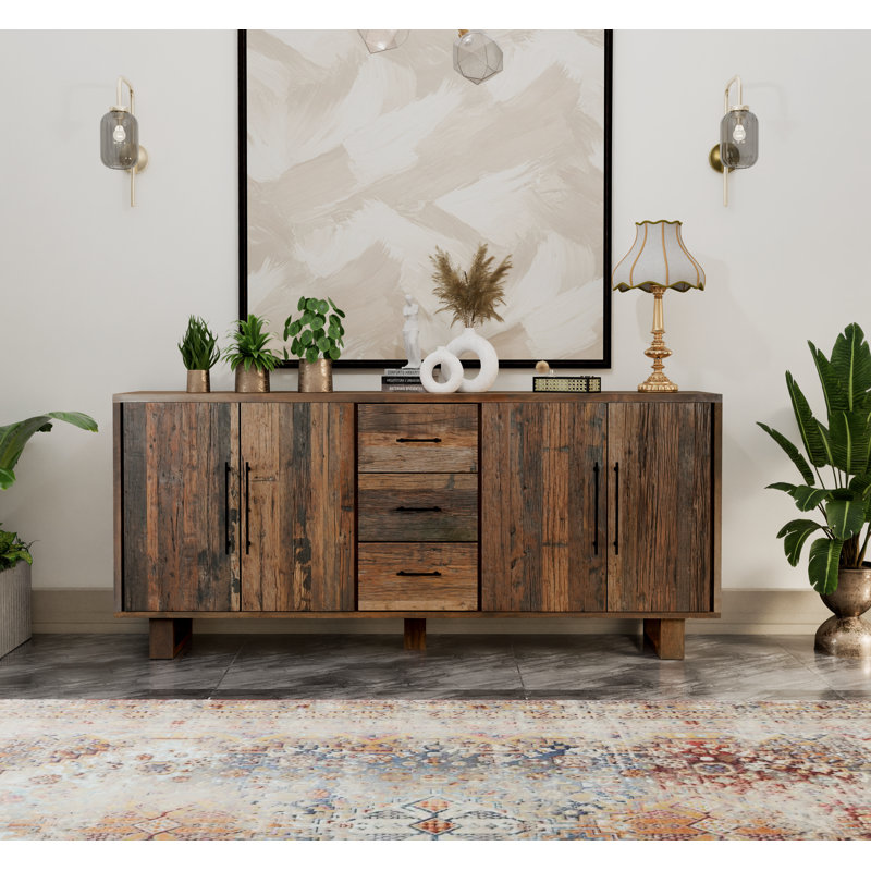 Durias 83'' Solid Wood Sideboard
