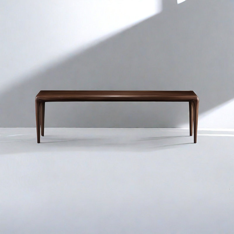 Banc en bois massif Itsumi, H 17,71 po x l 62,99 po x P 15,74 po