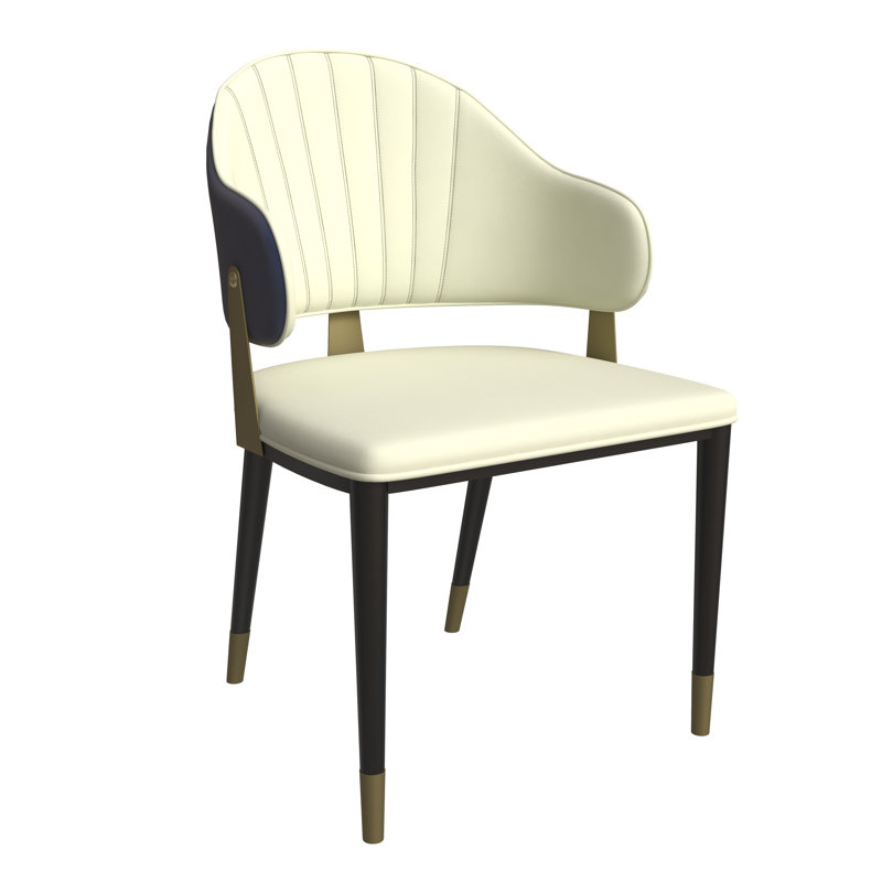 Chaise de salle à manger moderne Hunsaker, Bleu, Simple