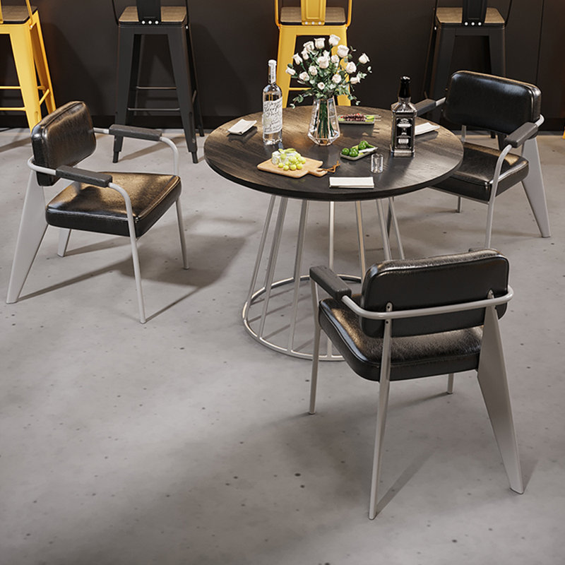 Scheld 3 - Person Solid Wood Top Pedestal Dining Set