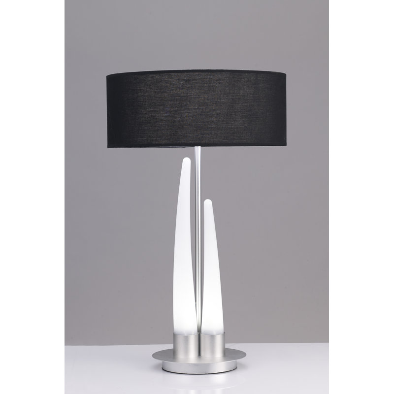 Lampe de table de base en aluminium 29 po Funes