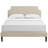 Corene Platform Bed with Squared Tapered Legs-717047249-693147522