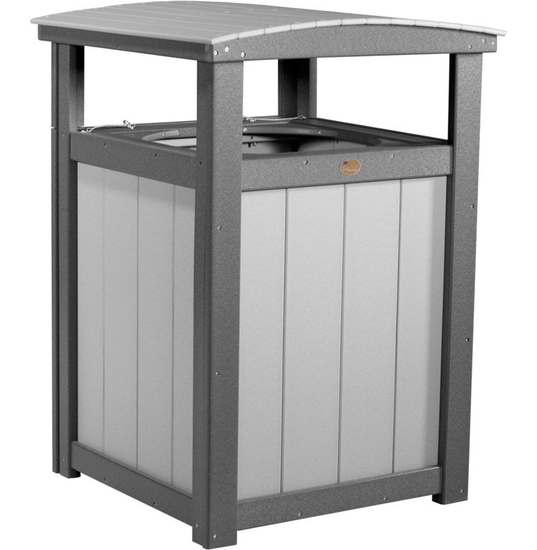 Poubelle Gennadius, Gris tourterelle, Ardoise