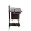 Bureau d'ordinateur élégant avec rangement