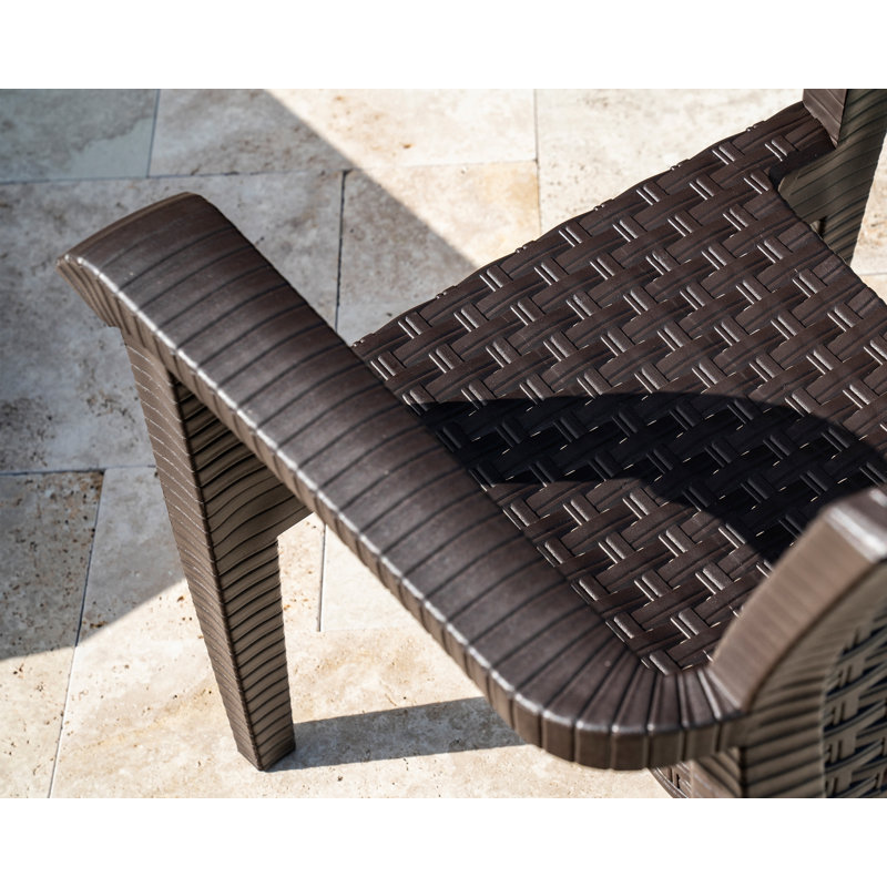 Alaska 5 - Person Patio Conversation Set, Canvas Bay Brown Sunbrella® Canvas