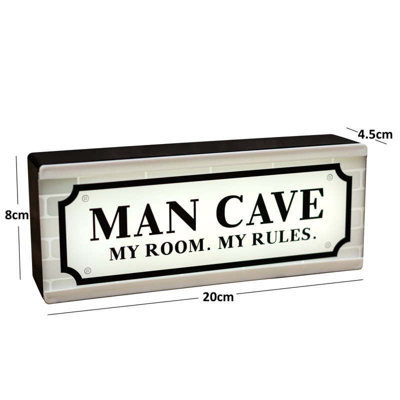 Light Up Room Sign Man Cave