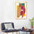 Toile avec cadre en bois beige n'est pas disponible