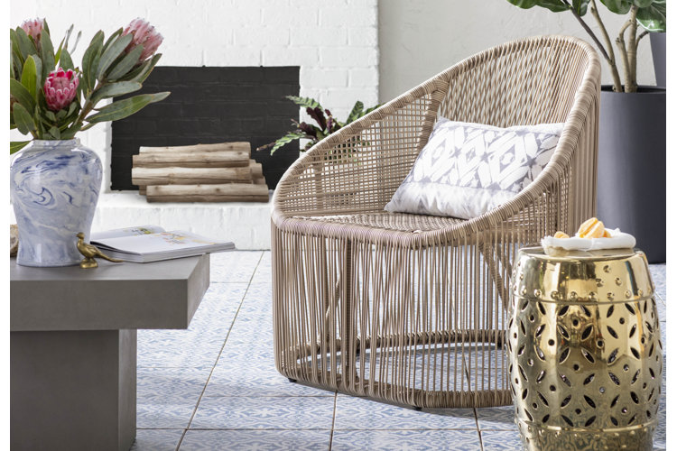 rattan living room