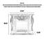 European-style solid wood carved decorative fireplace core with simulated flame electric fireplace-1647905791
