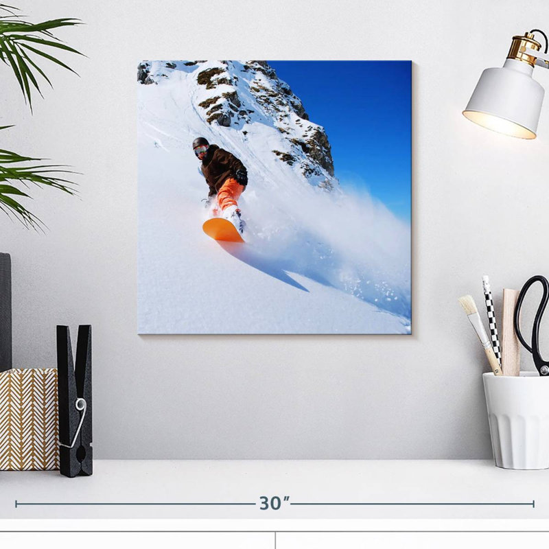 Snowboard Sirpi Steep Mountain, H 16 po x l 16 po