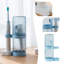 Support de brosse à dents avec coupes / couvercle de brosse à dents, support de rangement pour support de dentifrice, pour brosses à dents électriques, dentifrice-130745047
