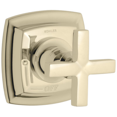 Margaux Valve Trim with Cross Handle for Volume Control Valve, Requires Valve