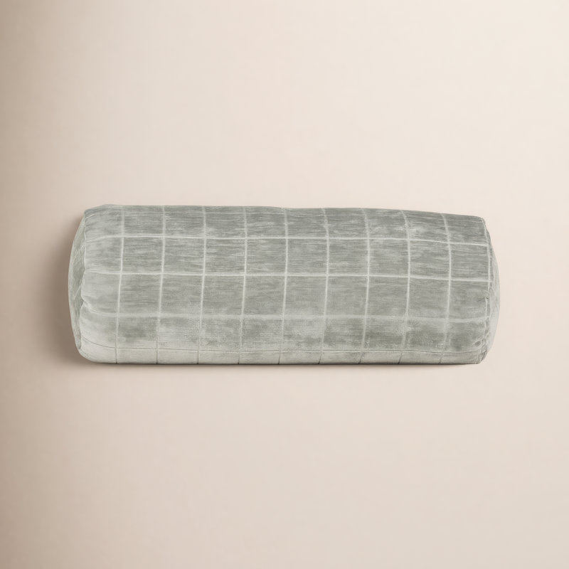 Coussin Otterville Otterville, Traversin H 8 po x l 20 po, Ciment géométrique