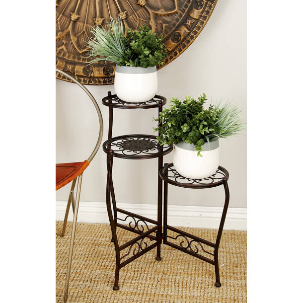 Leisure Season Wood Weather Resistant Plant Stand & Reviews | Wayfair