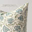 Housse de coussin lombaire Bodhi Blue à imprimé floral, 35,5 x 71 cm-135247336-135247333