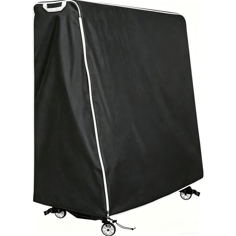 Indoor/Outdoor Ping Pong Table Cover Waterproof Dustproof Sunscreen Heavy-Duty Folding Table Tennis Table Cover,65×28×73