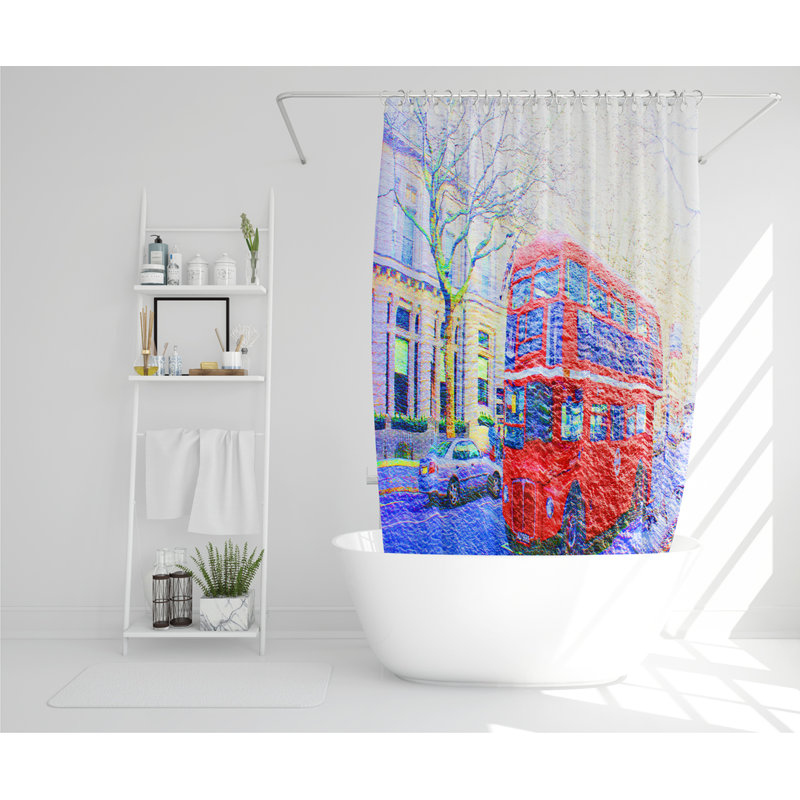 Dilshana Polyester Shower Curtain Set