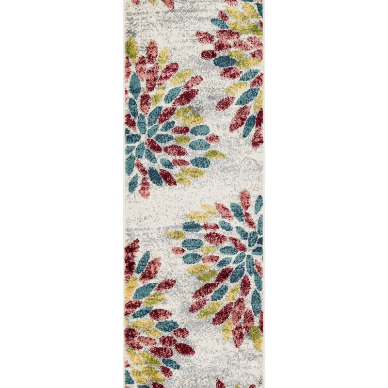 Aamia Abstract Area Rug, Runner 2'7" x 10', Multi