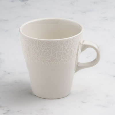 Tasse à expresso en porcelaine de qualité supérieure en tissu craquelé, 3 oz | Va au micro-ondes et au lave-vaisselle
