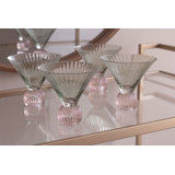 Glass Venice 6oz. Martini Glass Set