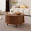 Storage Coffee Table, Walnut Living Room Table