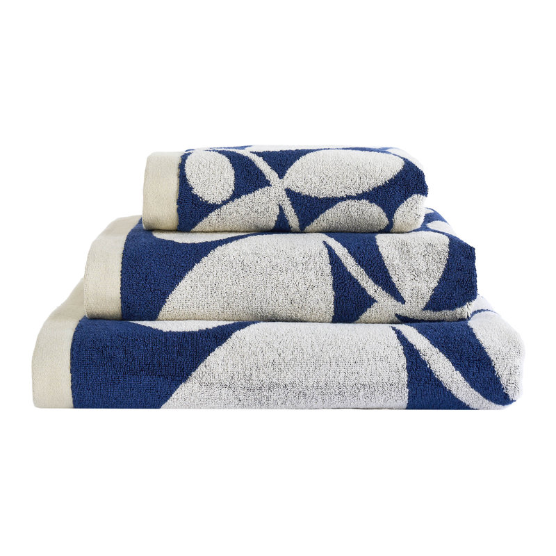 Sycamore Stripe Dusk/Blue 70x125 Bath Towel