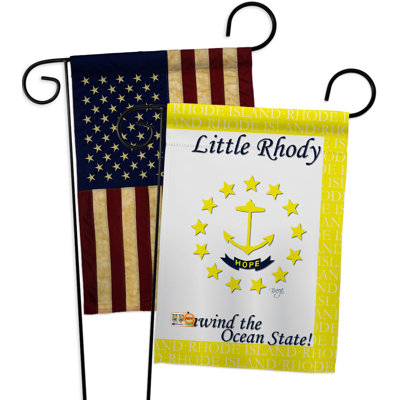 Double Sided 18.5'' H x 13'' W Polyester Garden Flag