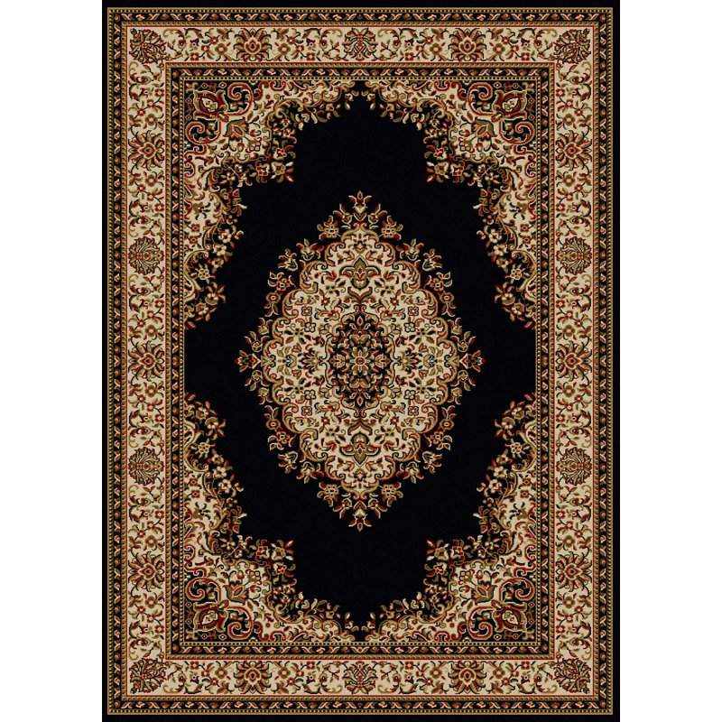 Tapis noir , Rectangle 3 pi 3 po x 4 pi 11 po