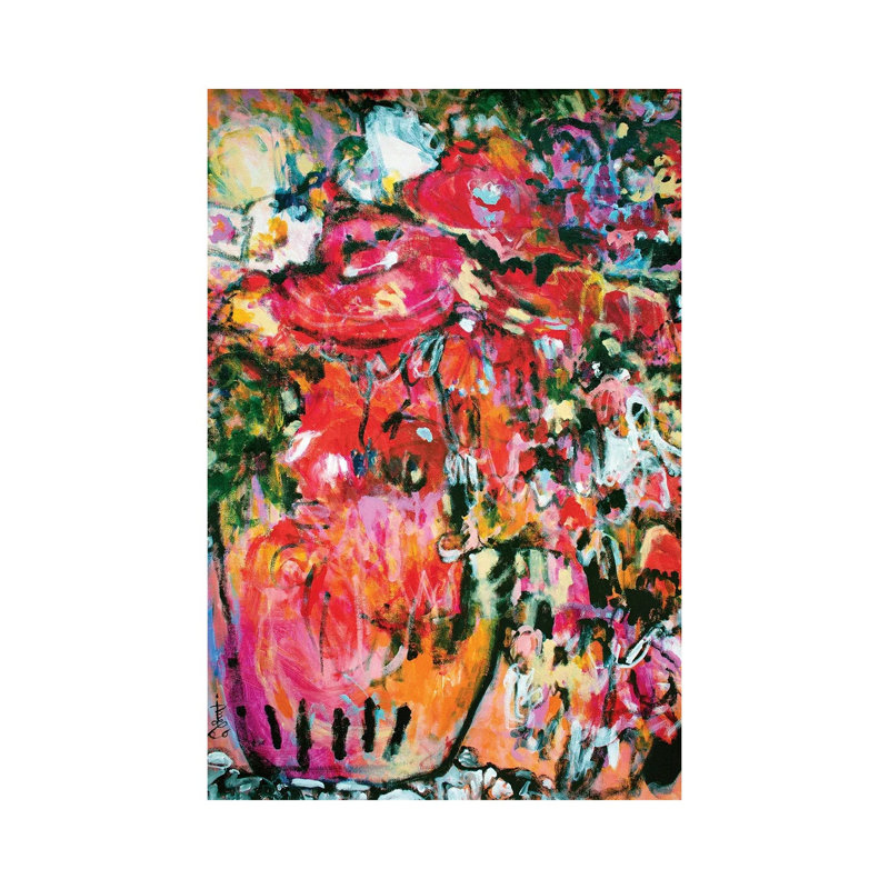 Passion For Life By Misako Chida - Wrapped Canvas Painting by Misako Chida - Wrapped Canvas Painting