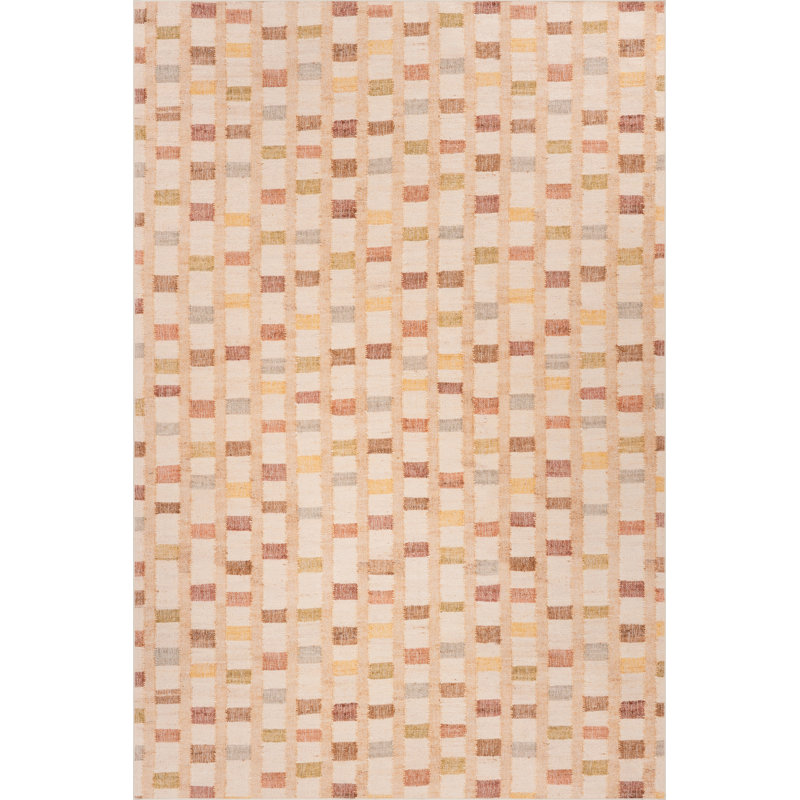 Mosiac Multi Machine Washable Rug, Rectangle 5' x 8'
