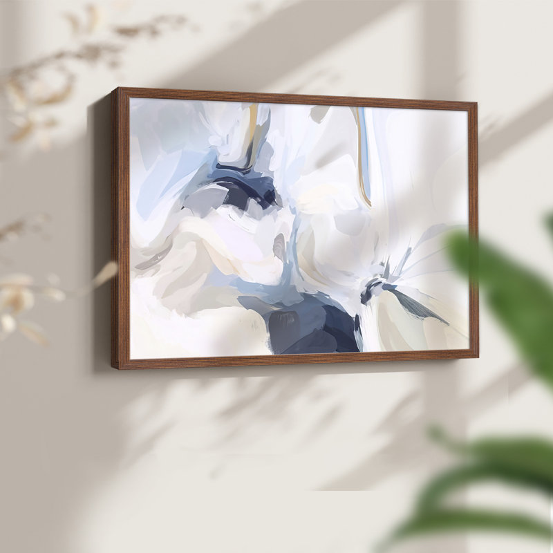 Fresh Air I -Framed Print - Restickable, Walnut, 22" H x 28" W