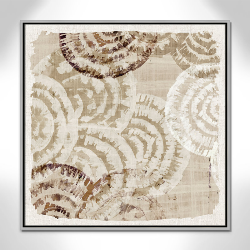 Motif Whicker II par Eva Watts, Argent, H 31,5 po x l 31,5 po