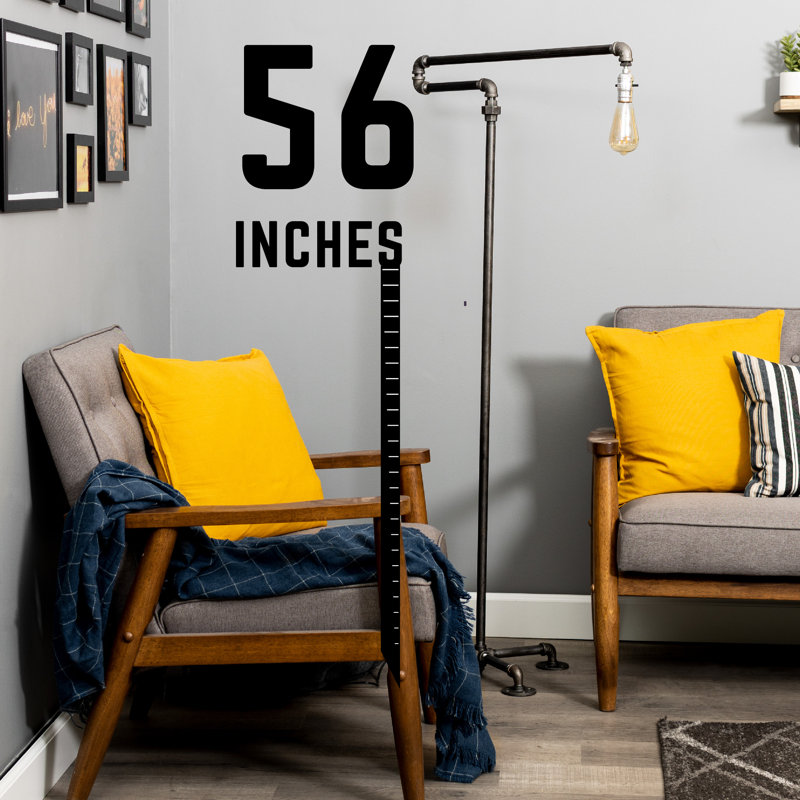 Lampe sur pied robuste à suspendre avec 15 po Base carrée