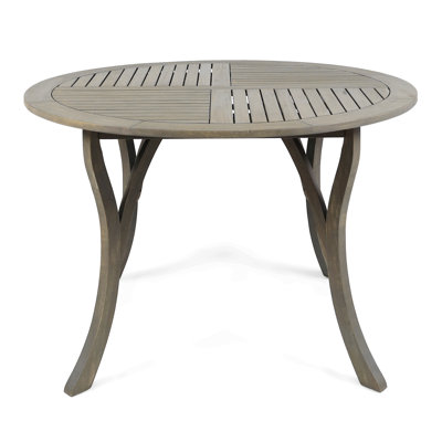 Outdoor Dining Table For Patio, Backyard, Or Garden Use by George Oliver