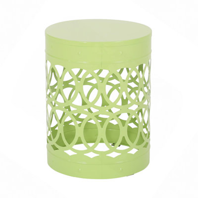 Outdoor Metal End Table -Large