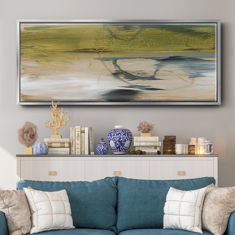 Aquatic Reflections II- Framed Canvas
