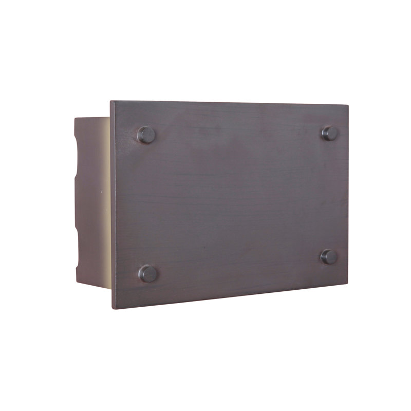 Aged Iron Industrial LED Lighted Doorbell Button