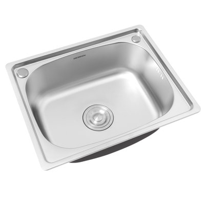 Belfry Kitchen Yvaine 400mm W Single Bowl Stainless Steel Undermount Kitchen Sink